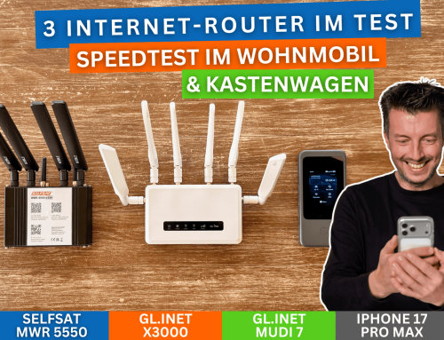 Internet im Wohnmobil 2026: 3 Router und ein iPhone im Test