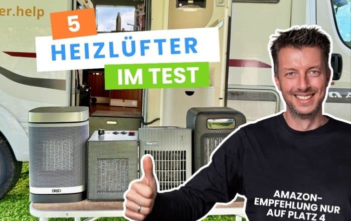 Fünf Camping-Heizlüfter im Test: Dreo Atom One mit WLAN, Ecomat 2000 Classic Plus, Brunner Solan, Flanur und Zilan