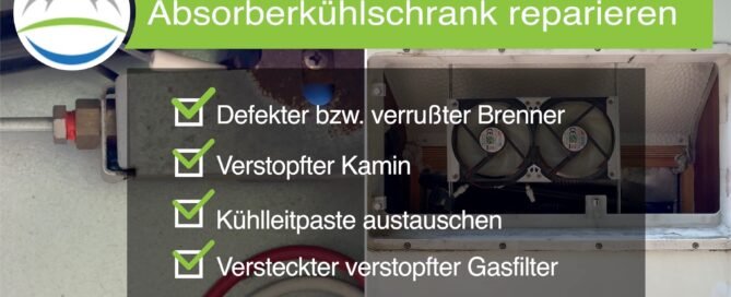, Absorberkühlschrank reparieren Kühlung mit Lösungen verbessern