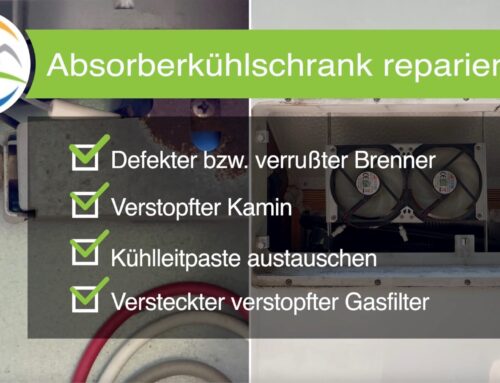 Technik Kühlschrank – Absorberkühlschrank reparieren und Kühlung verbessern