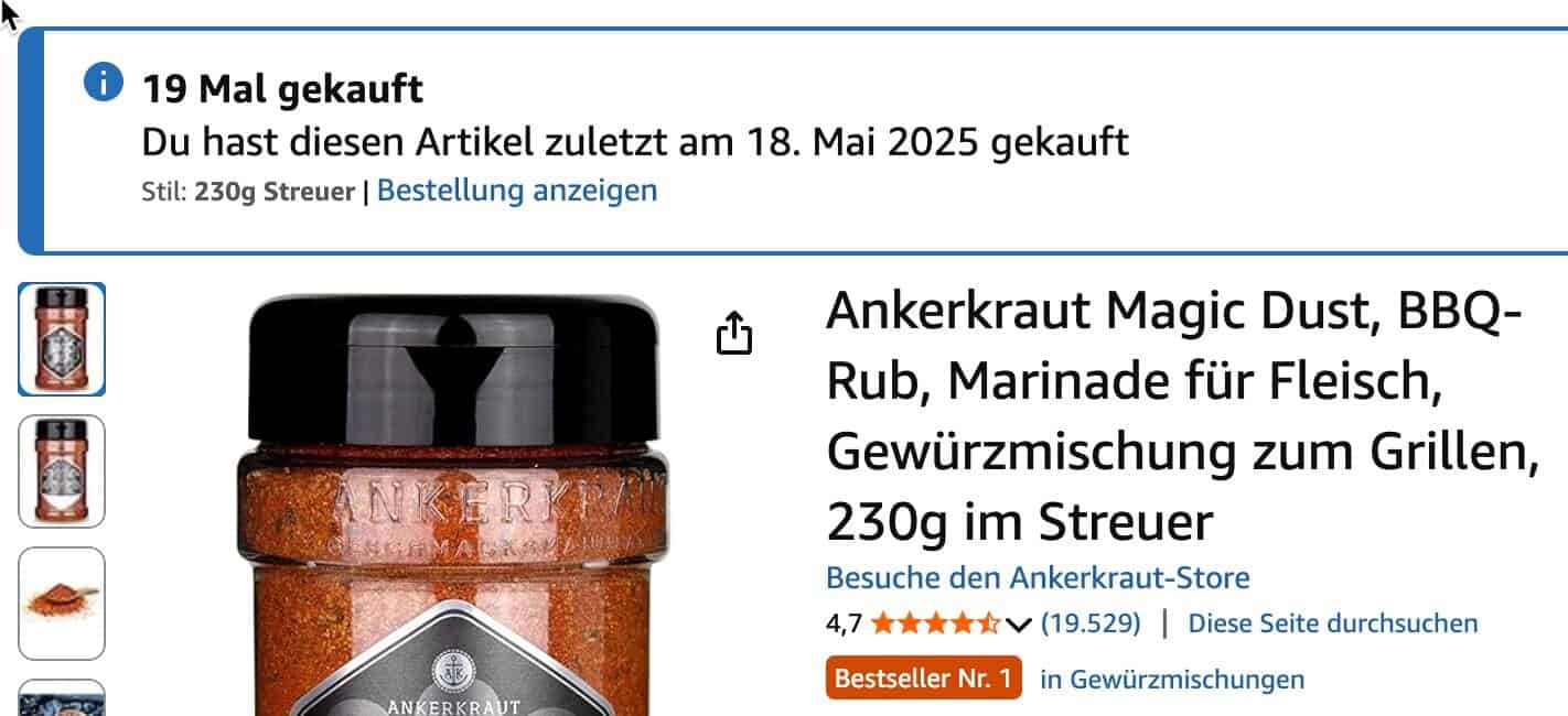 Ankerkraut Magic Dust auf Amazon , Ankerkraut Magic Dust auf Amazon