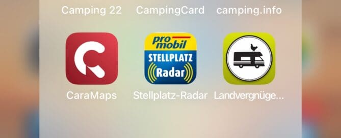 6 Apps für Wohnwagen zum übernachten auf Stellplätzen, Apps fuer Wohnwagen uebernachten auf Stellplaetzen Uebersicht