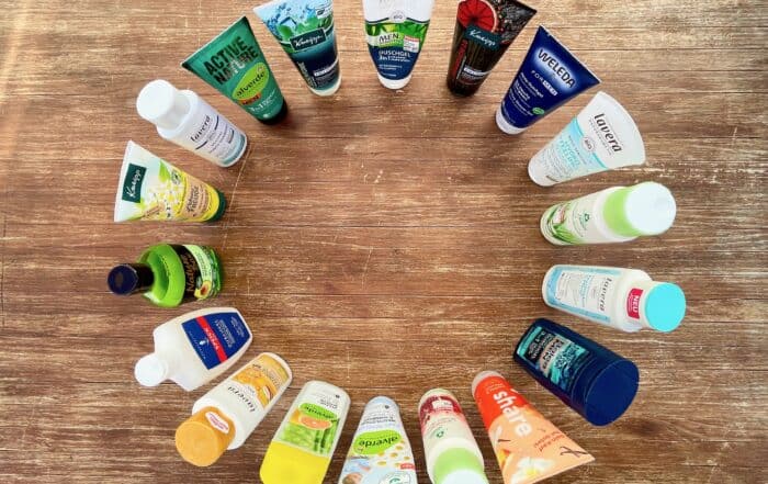 Bestes Duschgel Shampoo Frosch Alverde Lavera Weleda