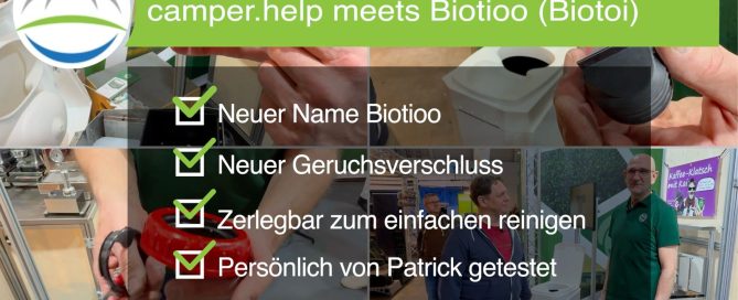 , BioTioo Geruchsverschluss Trockentrenntoilette auf CMT 2025