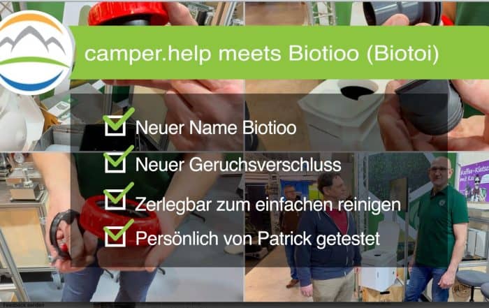 BioTioo Geruchsverschluss Trockentrenntoilette auf CMT 2025