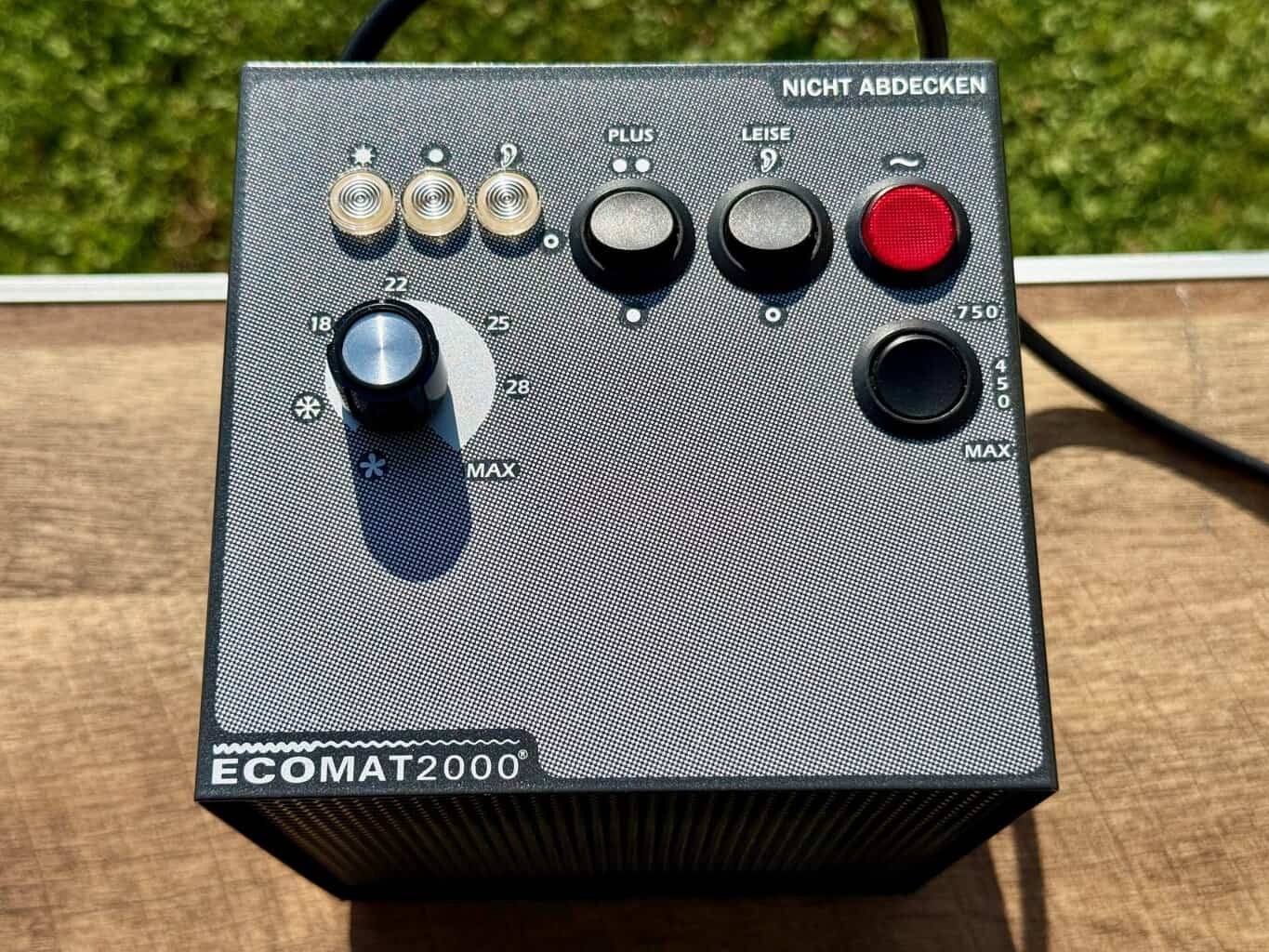 , Camping Heizluefter Ecomat 2000 Classic Plus Bedienung