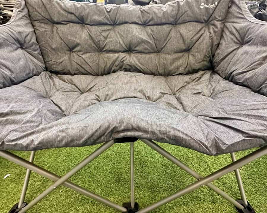 OUTWELL Relaxsofa Sardis Lake, faltbares Campingsofa mit gepolstertem Sitz und Rückenlehne, grau