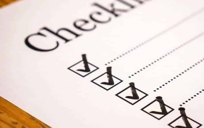 Checkliste Camping