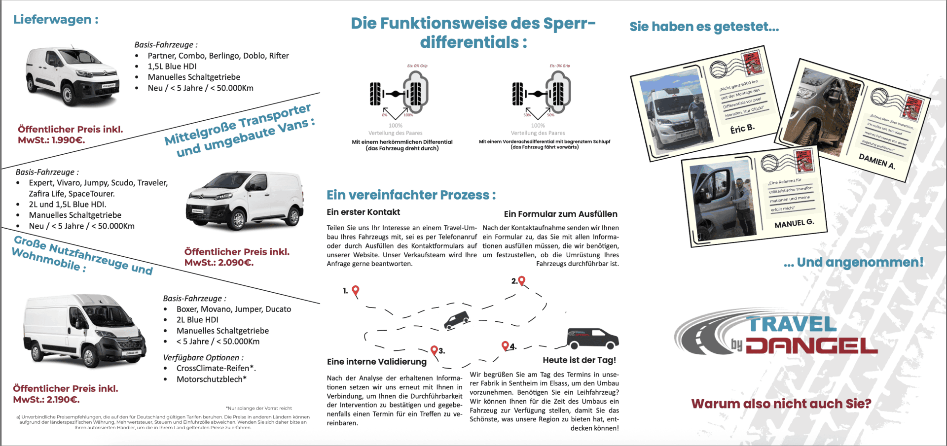 Dangel Angebot Uebersicht , Dangel Angebot Uebersicht