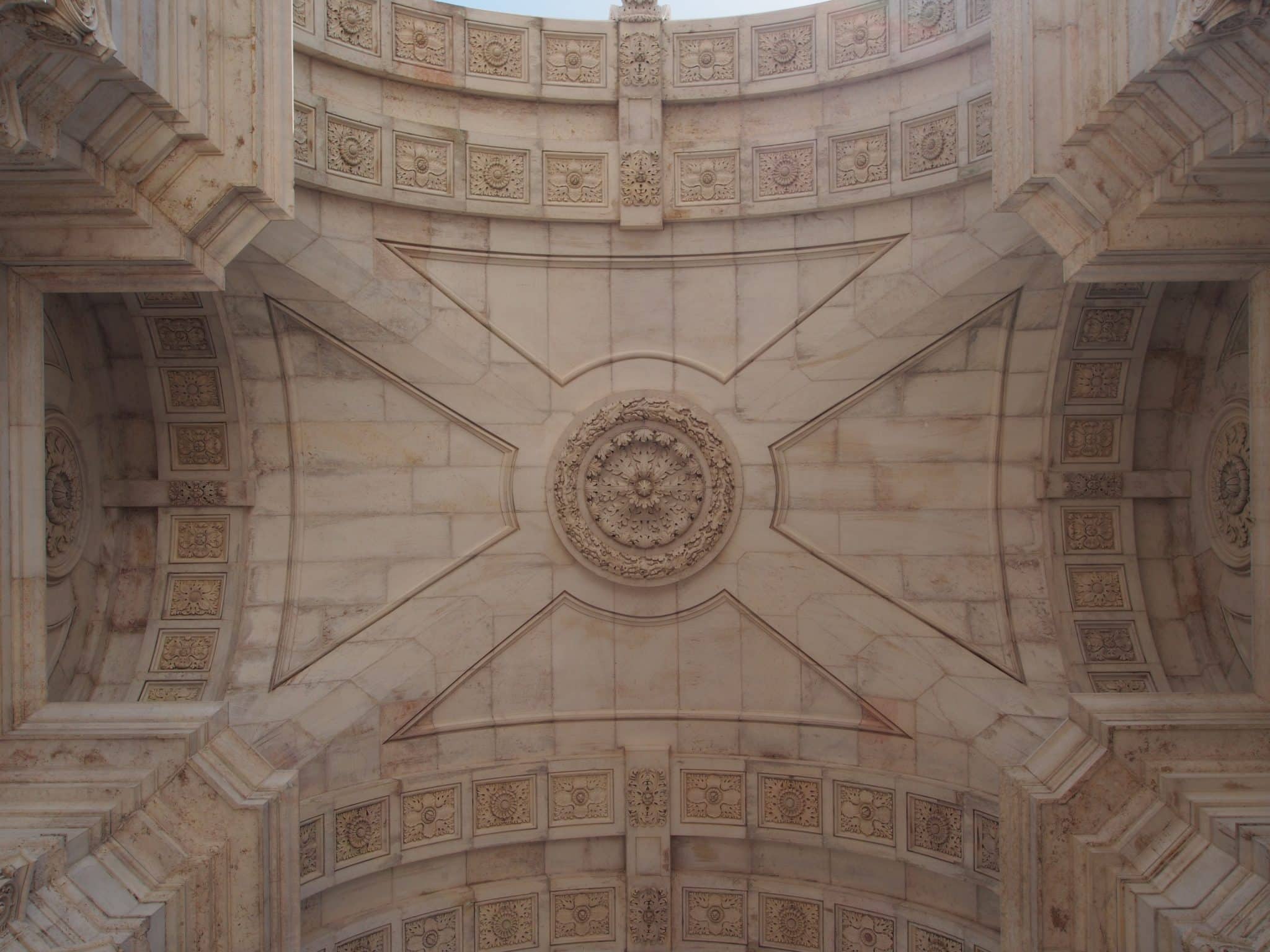 Detail einer Decke eines Torbogen Detail einer Decke eines Torbogen