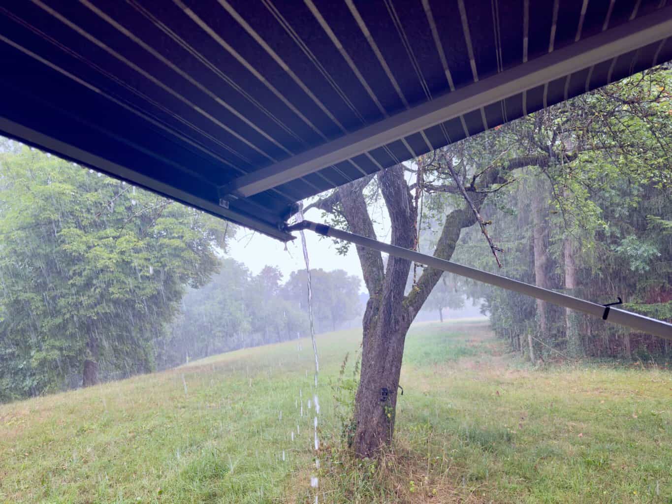 Dometic Markise im Regen , Dometic Markise im Regen