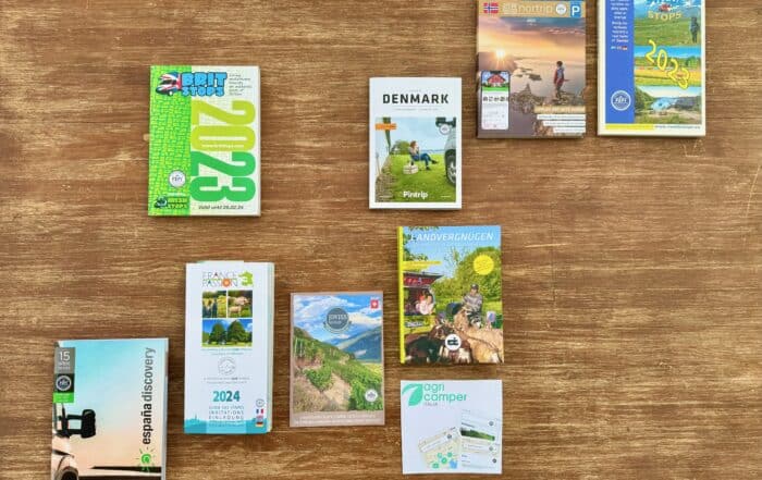 Etappenführer Landvergnügen Printrip France Passion Espana Discovery Nortrip Swede Stops Swiss Terroir Brit Stops Agri Camper