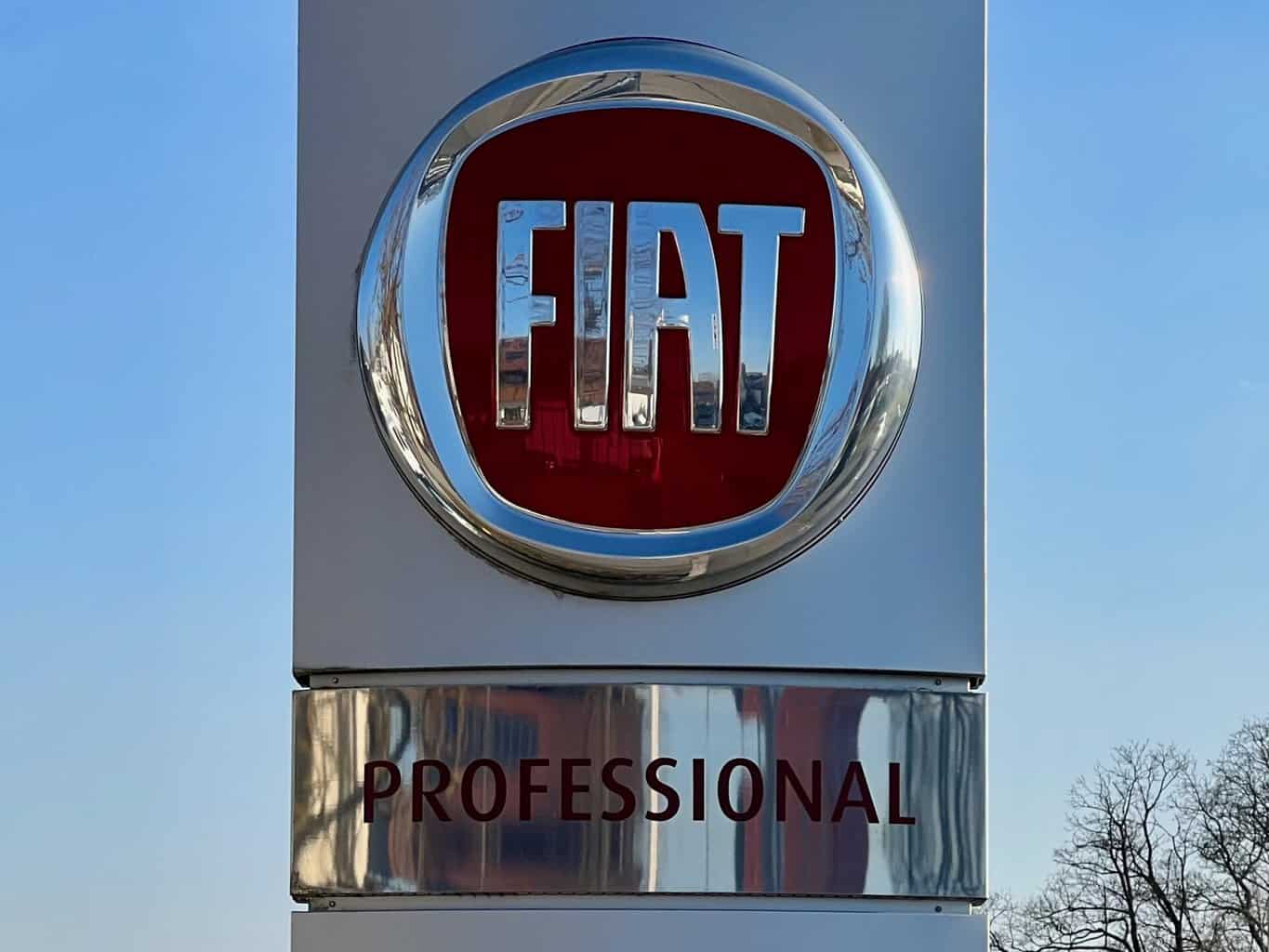 , Fiat Professional Werkstatt Logo