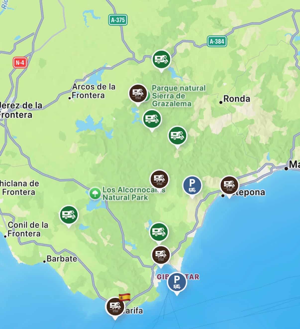 Gratis Stellplaetze Tarifa , Gratis Stellplaetze Tarifa