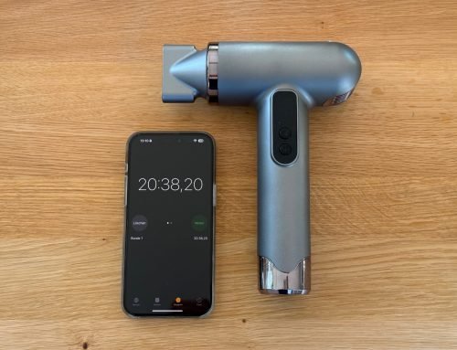 Camping Haartrockner / Fön mit Akku und USB-C Ladeanschluss