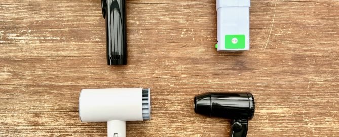 Haartrocker-Haarfoen-Foen-mit-Akku-und-12Volt-220Volt-GOstyler-Umay-LBQ-StorageBag