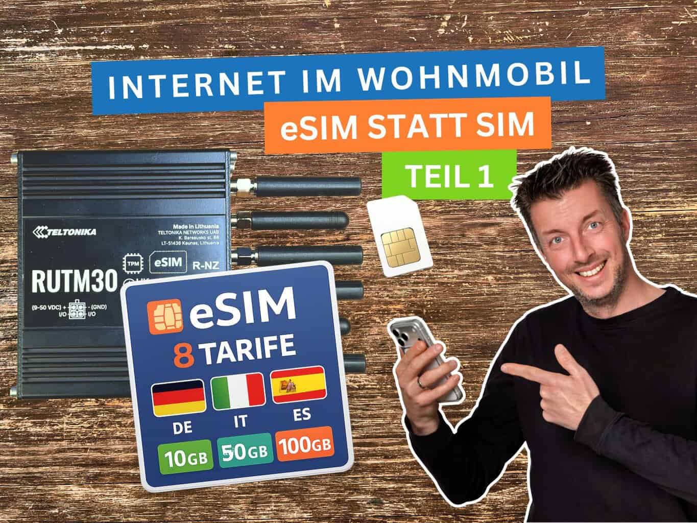 , Internet Router Teil1 eSIM 1600 1200