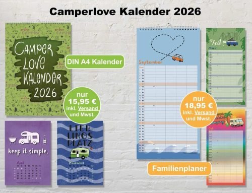 Neu im camperlove.shop – Camperlove Kalender 2026
