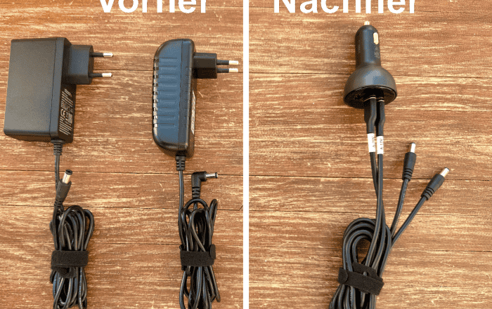 , Ladekabel Ladestecker vorher nachher