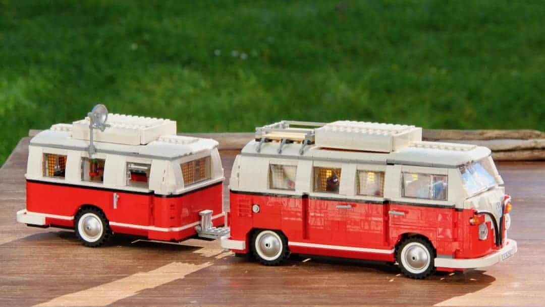 Lego VW T1 Grüner Rasen