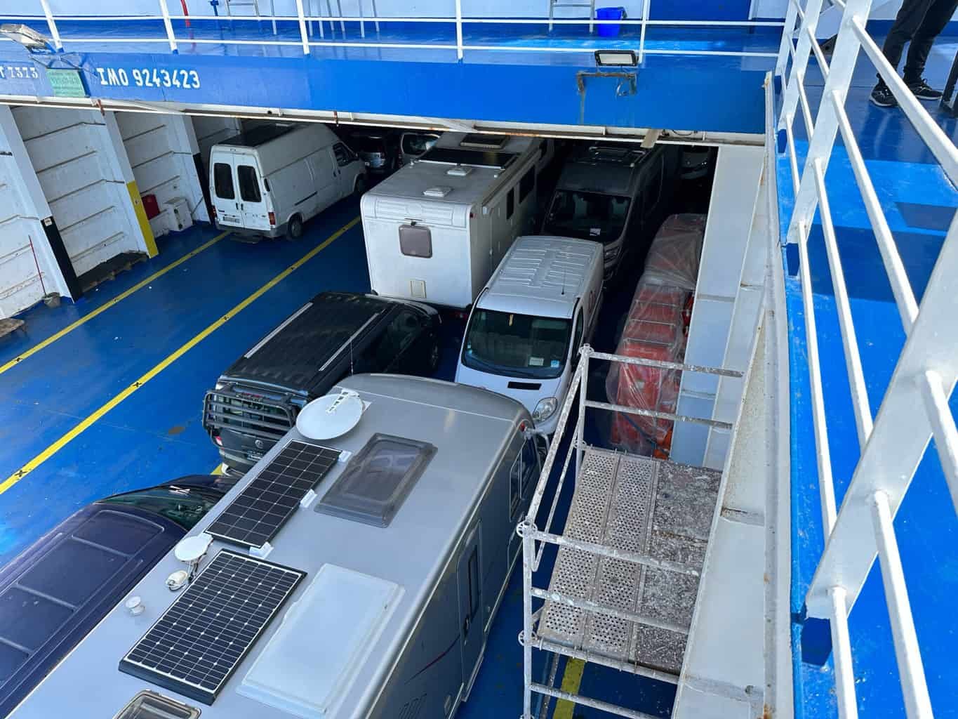 Marokko Faehre Wohnmobile Beladung , Marokko Faehre Wohnmobile Beladung