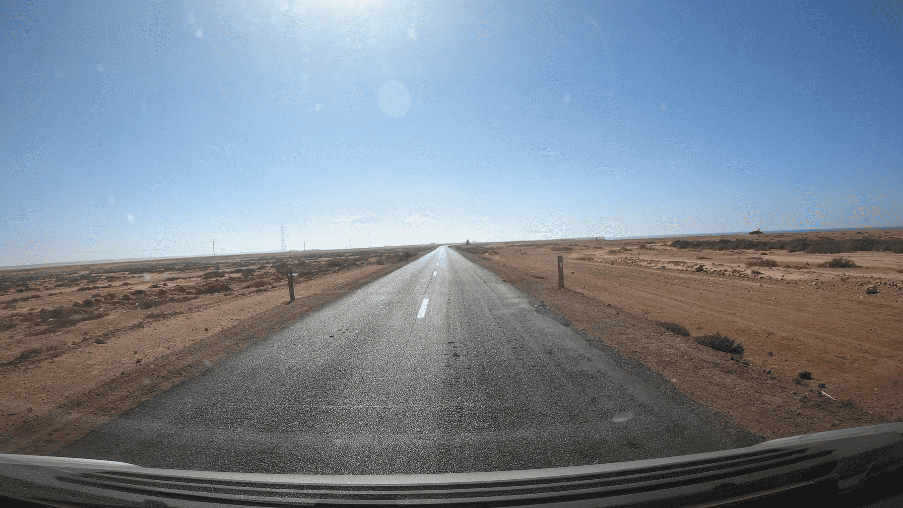 Marokko Landstrasse zweispurig , Marokko Landstrasse zweispurig