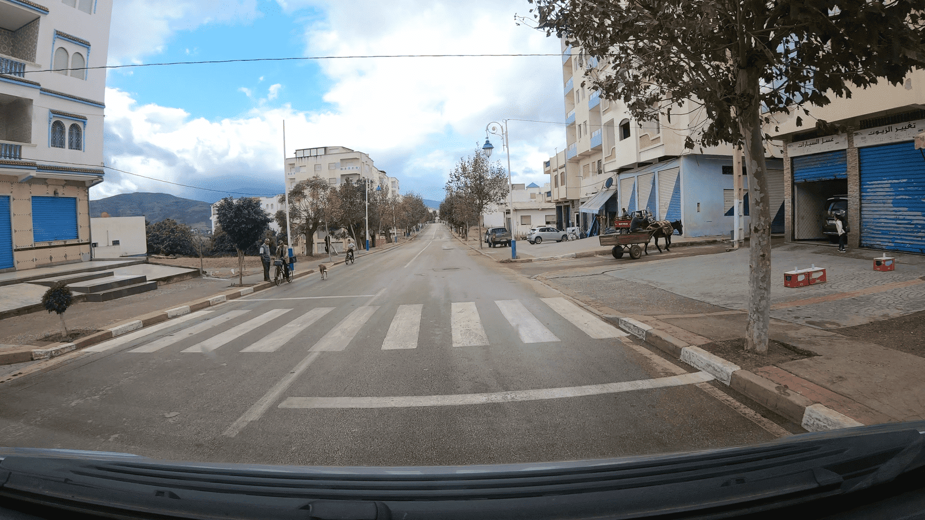 Marokko Strasse Stadt , Marokko Strasse Stadt