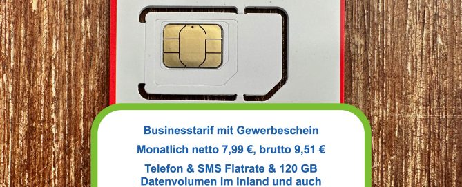 , O2 BUSINESS BLUE XL 30 Tarif JKR Gruppe