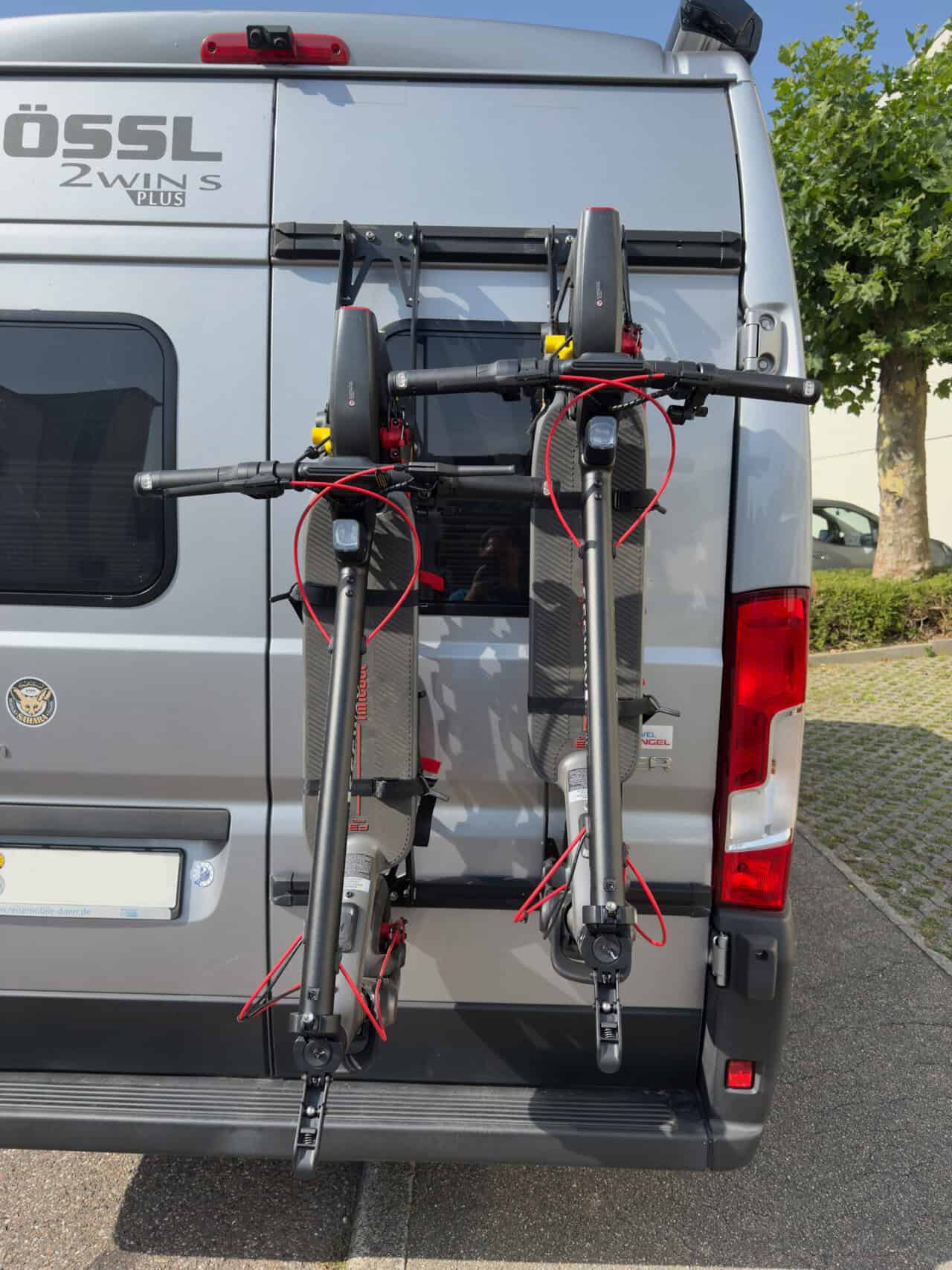 PUSHrack E Scooter Traeger Heck , PUSHrack E Scooter Traeger Heck