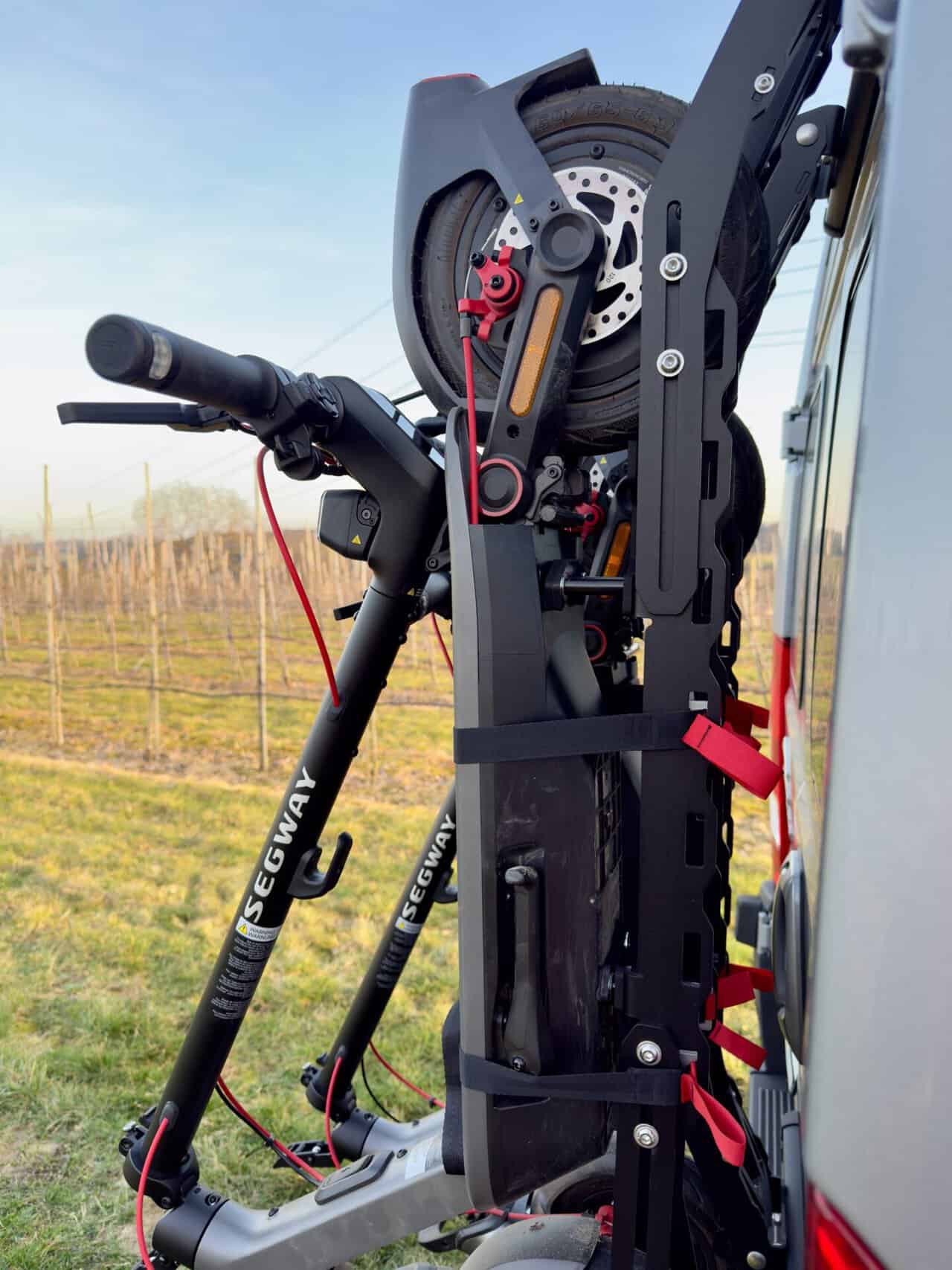 PUSHrack E Scooter Traeger Segway montiert , PUSHrack E Scooter Traeger Segway montiert