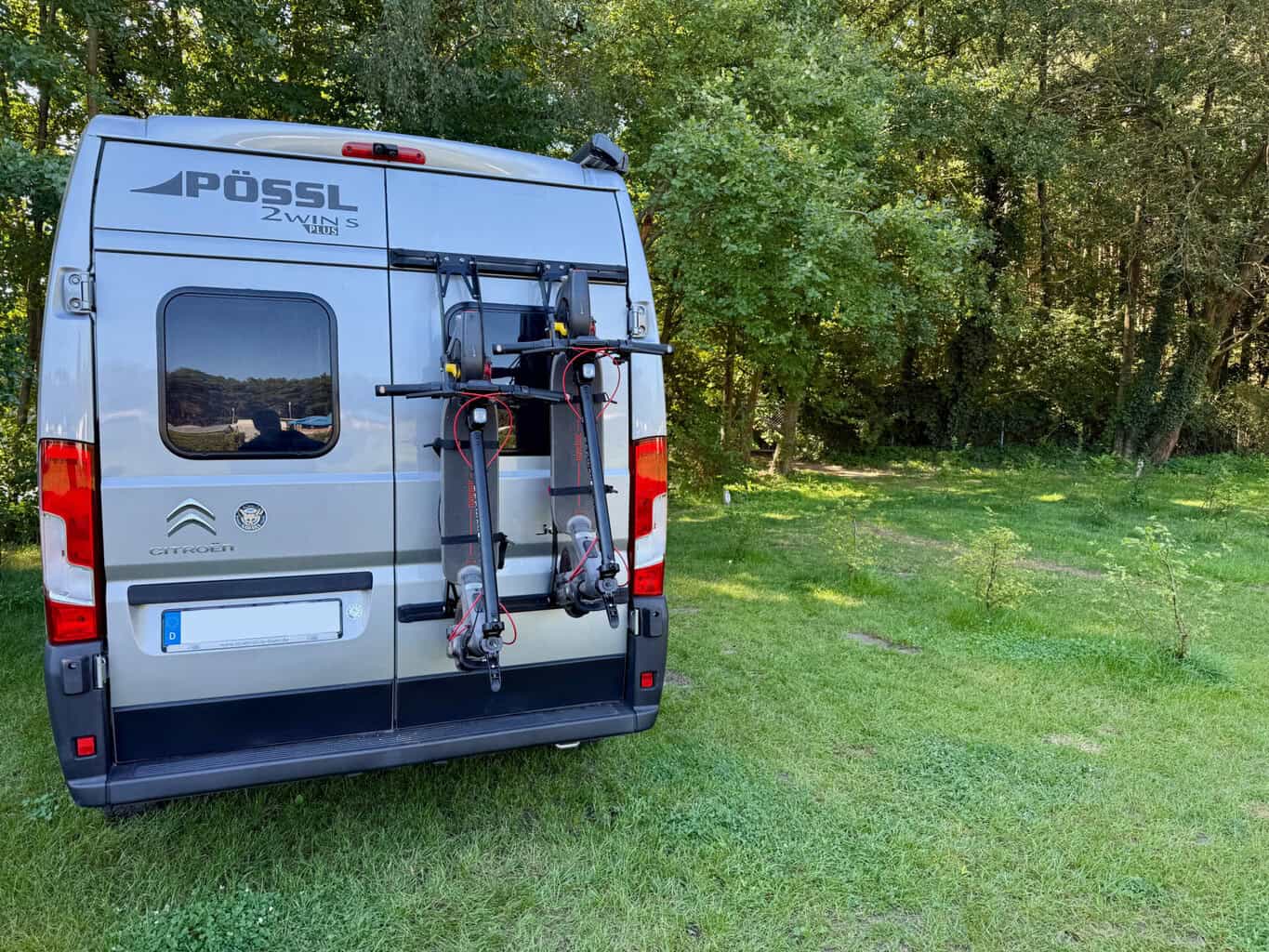 PUSHrack E Scooter Traeger Wiese Poessl , PUSHrack E Scooter Traeger Wiese Poessl