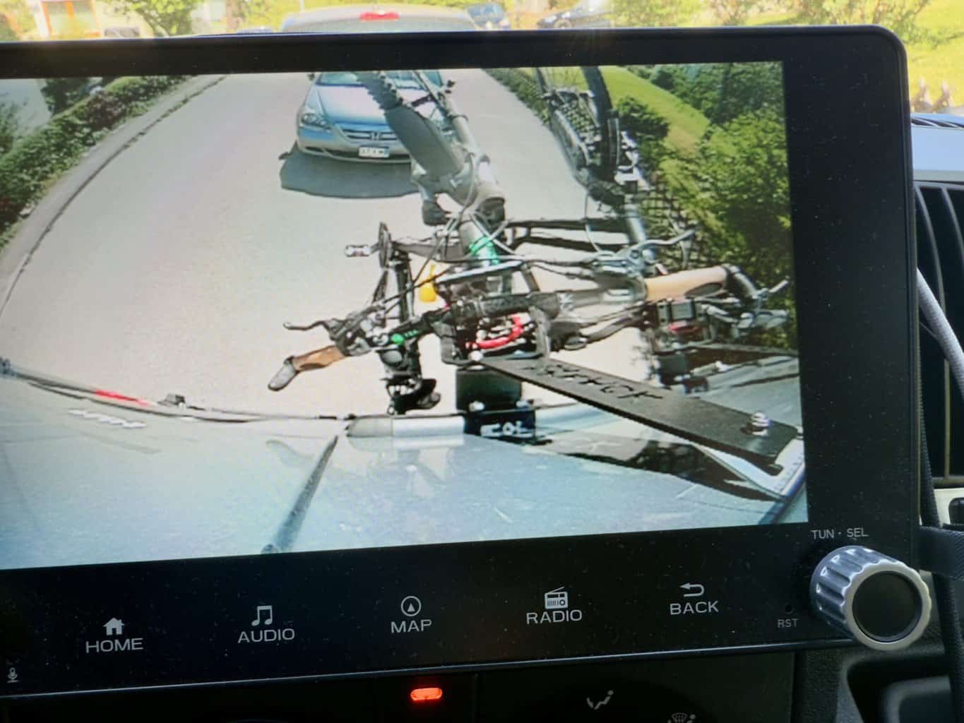 Pushrack in Rueckfahrkamera , Pushrack in Rueckfahrkamera