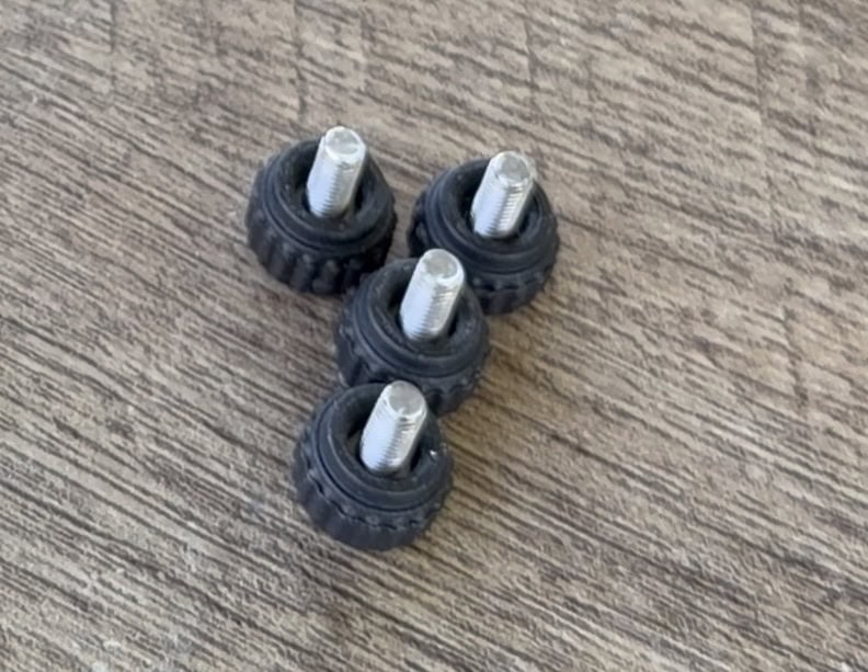 Rädelschrauben M4 6mm , Rädelschrauben M4 6mm