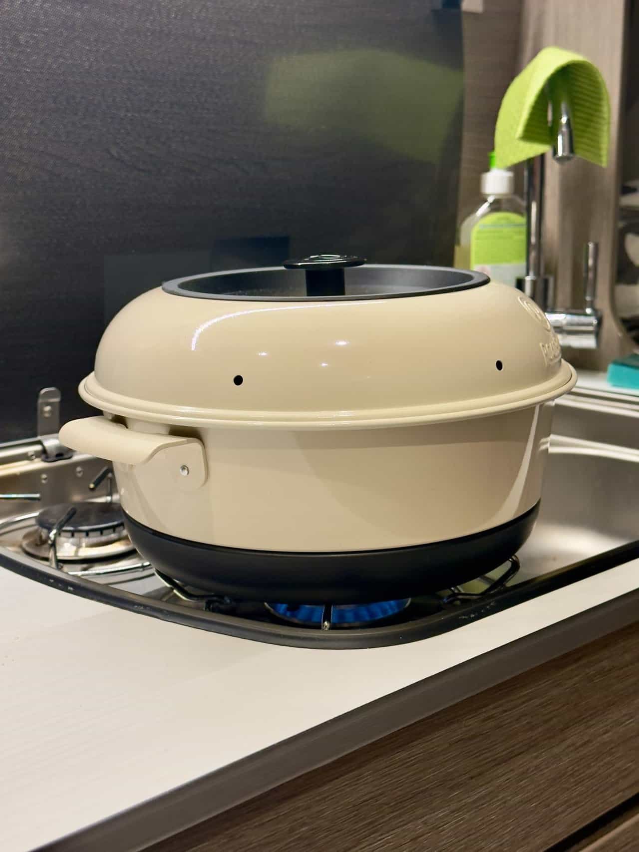 , Roadbaker auf Gasherd