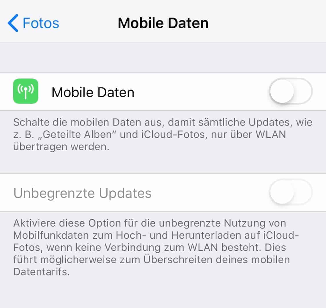 Roaming_iOS_Fotos_Mobile_Daten_Unbegrenzte_Updates