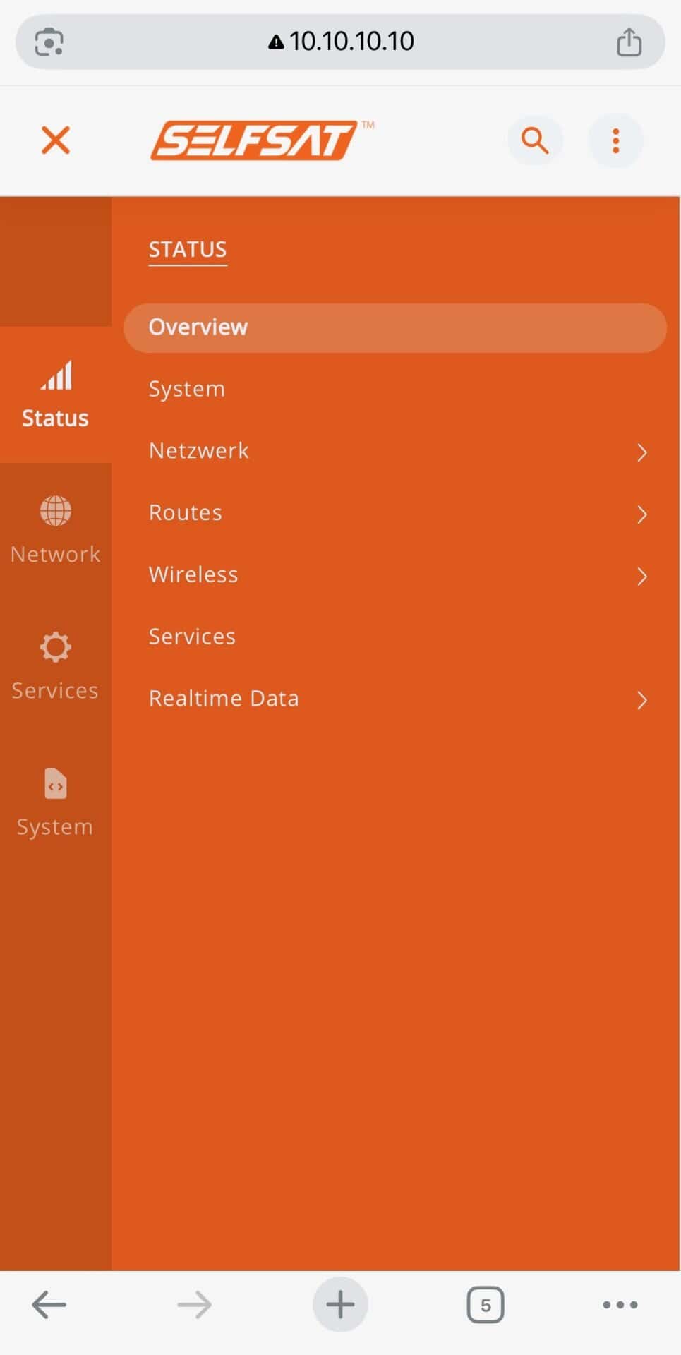 SELFSAT Expertenmodus Easy Modus , SELFSAT Expertenmodus Easy Modus