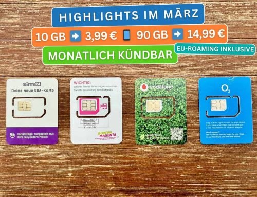 Beste SIM und eSIM Datentarife für mobiles Internet – März 2026