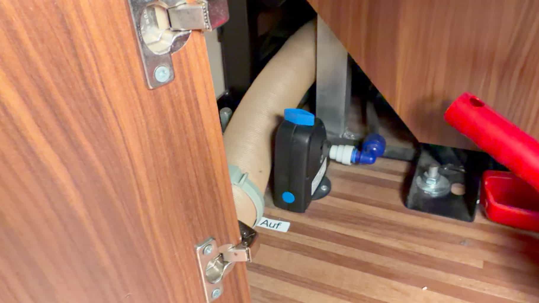 Schritt 2 Boiler über Frostcontrol entleeren , Schritt 2 Boiler über Frostcontrol entleeren