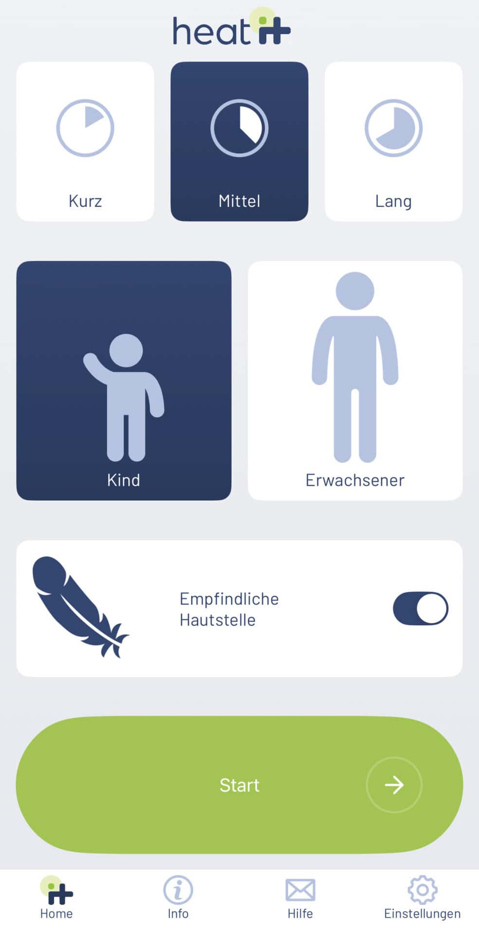 Sichtheiler heat it App Kindermodus , Sichtheiler heat it App Kindermodus