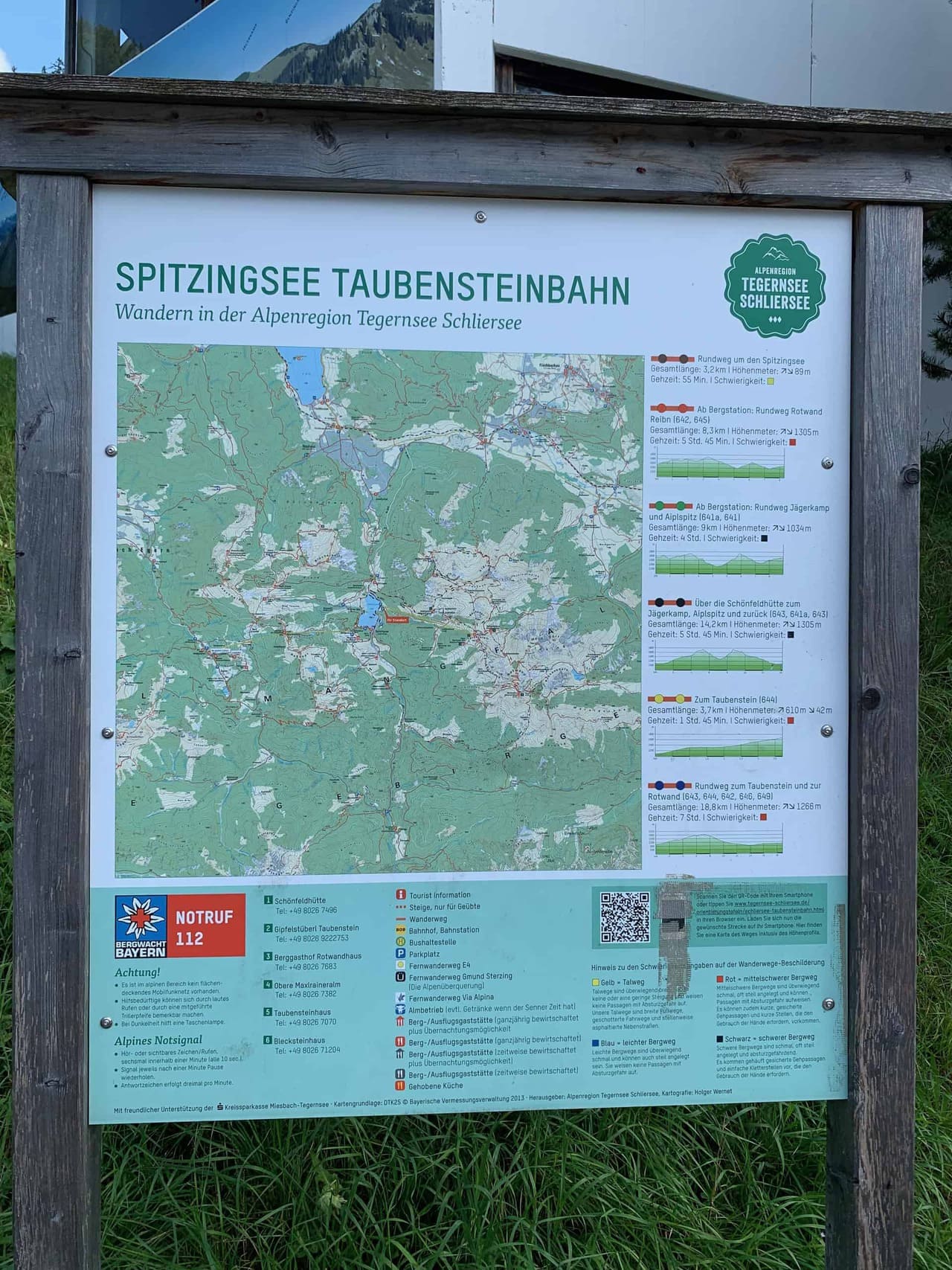 Spitzingsee_Taubenstein_Übrsichtskarte