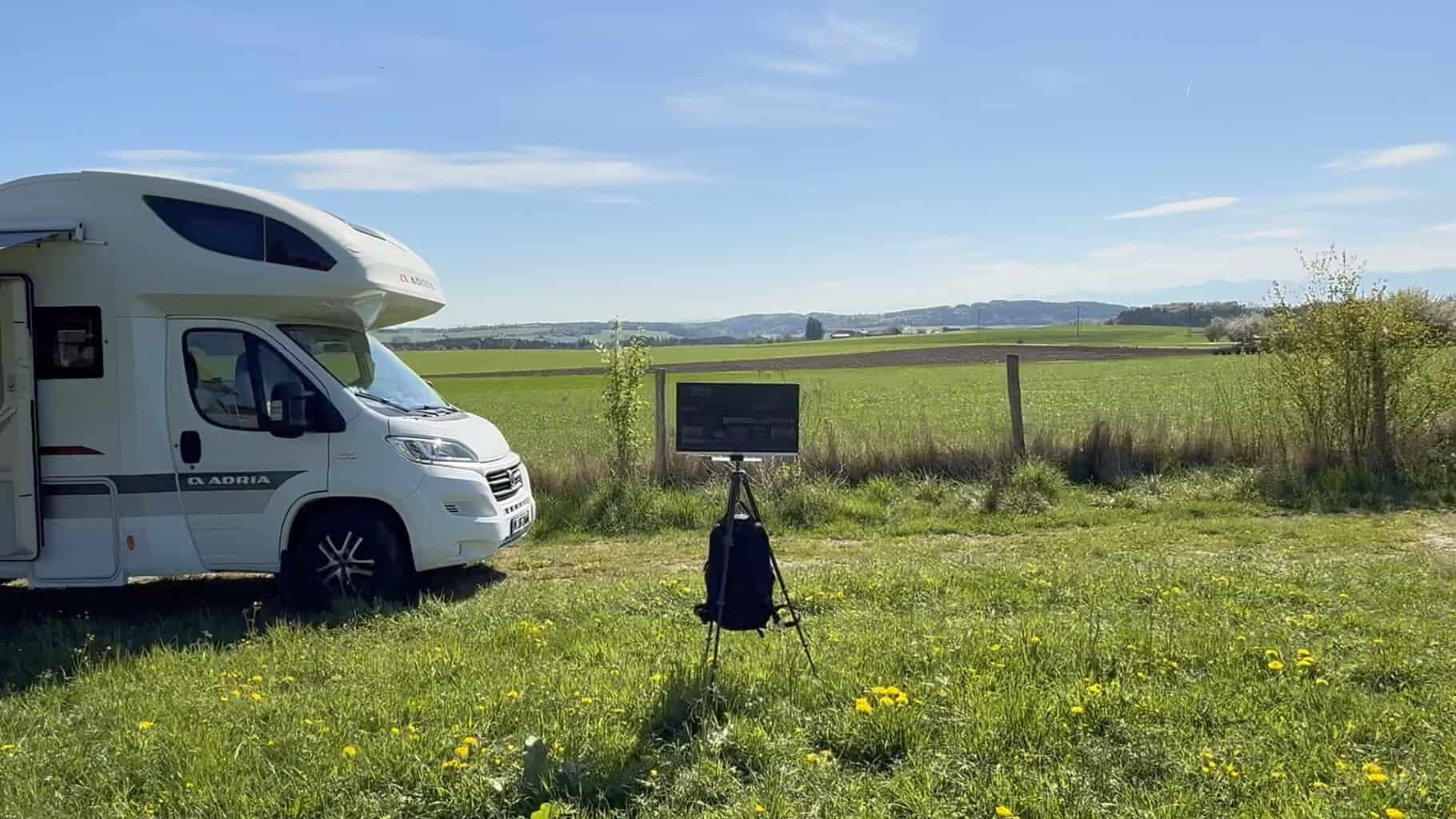 TV Halterung Standard Stativ mit SELFSAT TV , TV Halterung Standard Stativ mit SELFSAT TV