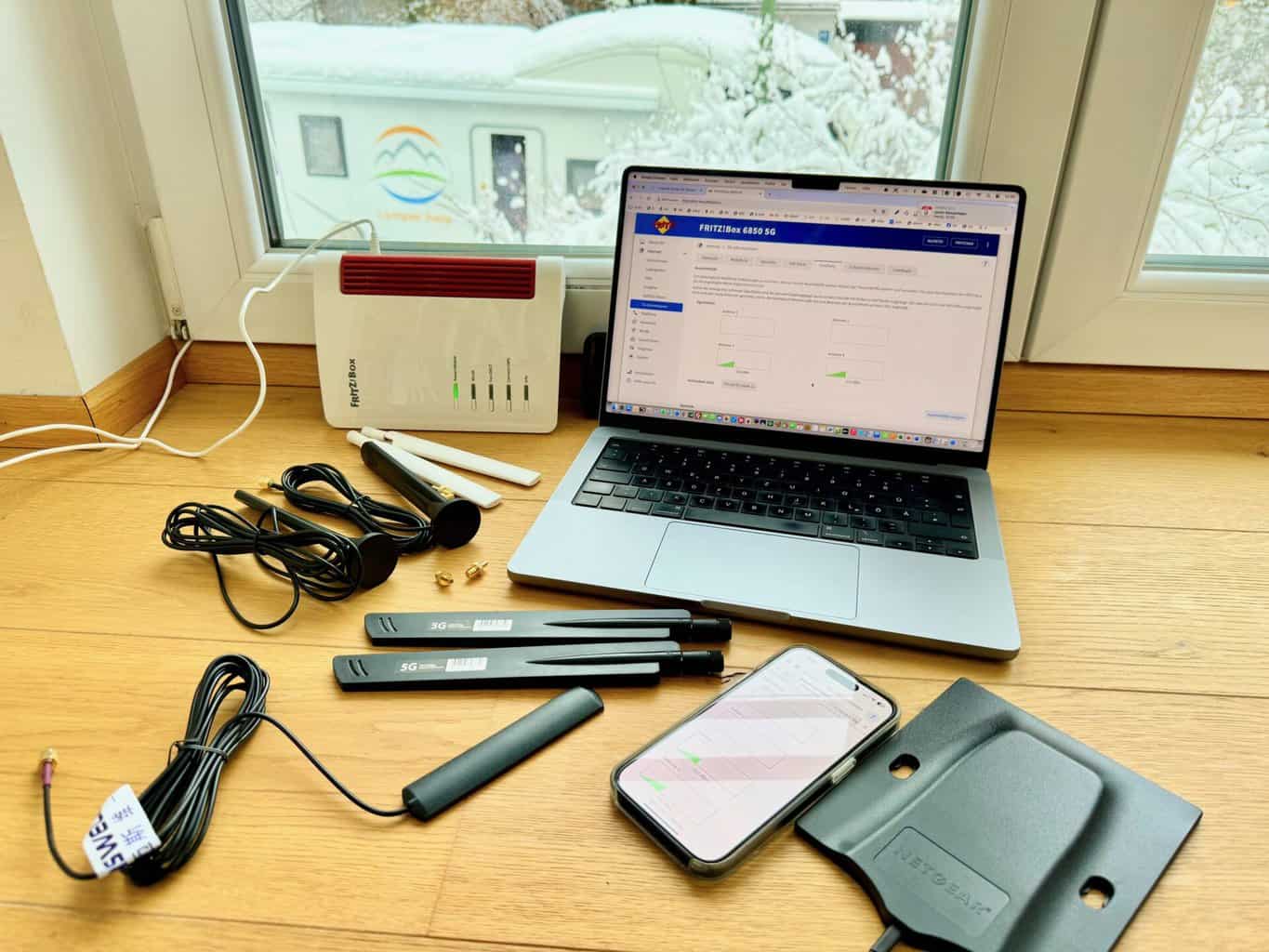 Test und Vergleich 4 Antennen für Internet Router im Test ZTE MU5001 und Fritzbox 6850 5G 4 Klebe-, Ansteck-, Saugnapf- und Magnet-Antennen im Test und Vergleich, Test und Vergleich 4 Antennen für Internet Router im Test ZTE MU5001 und Fritzbox 6850 5G