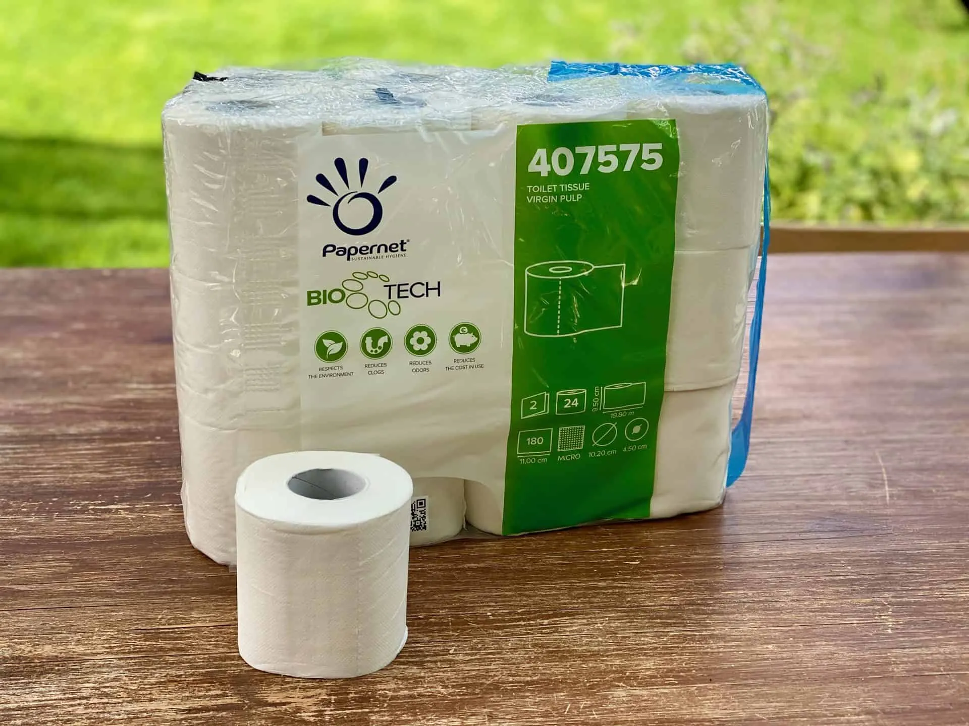 Bezahlbares selbstauflösendes Camping-Toilettenpapier