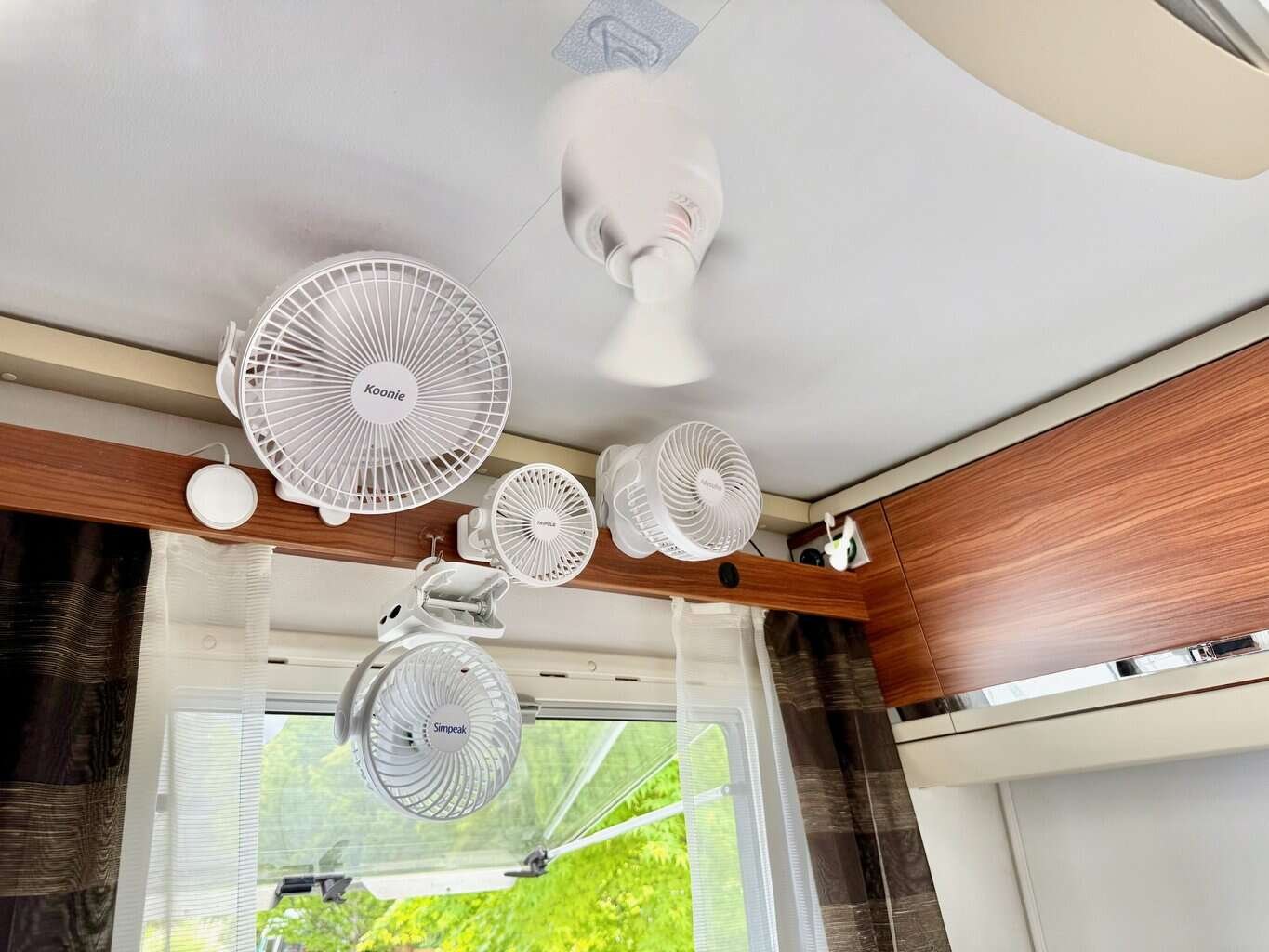 Ventilator Camping Akku USB Koonie Simpeak Tripole Catgiff Jisulife Seminismar im Wohnmobil , Ventilator Camping Akku USB Koonie Simpeak Tripole Catgiff Jisulife Seminismar im Wohnmobil