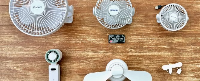 , Ventilator Camping Akku USB Koonie Simpeak Tripole Catgiff Jisulife Seminismar oben