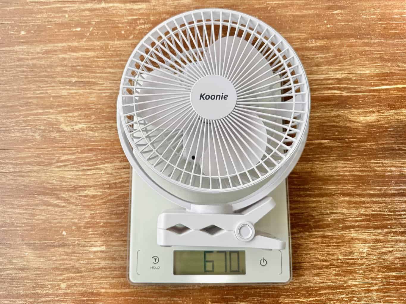 Ventilator Camping Koonie Gewicht 670g , Ventilator Camping Koonie Gewicht 670g