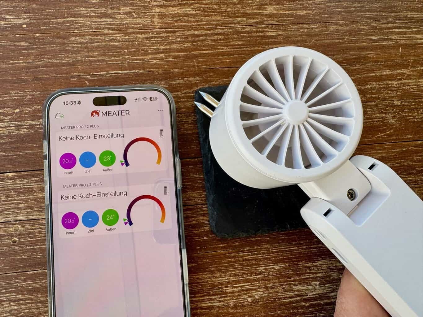 Ventilator mit Kühlung Catgiff Messung Temperatur , Ventilator mit Kühlung Catgiff Messung Temperatur