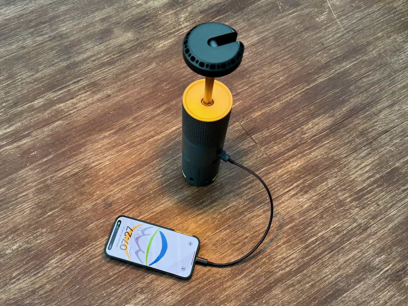 , Viozon Campinglampe als Powerbank und Campinglampe verwenden