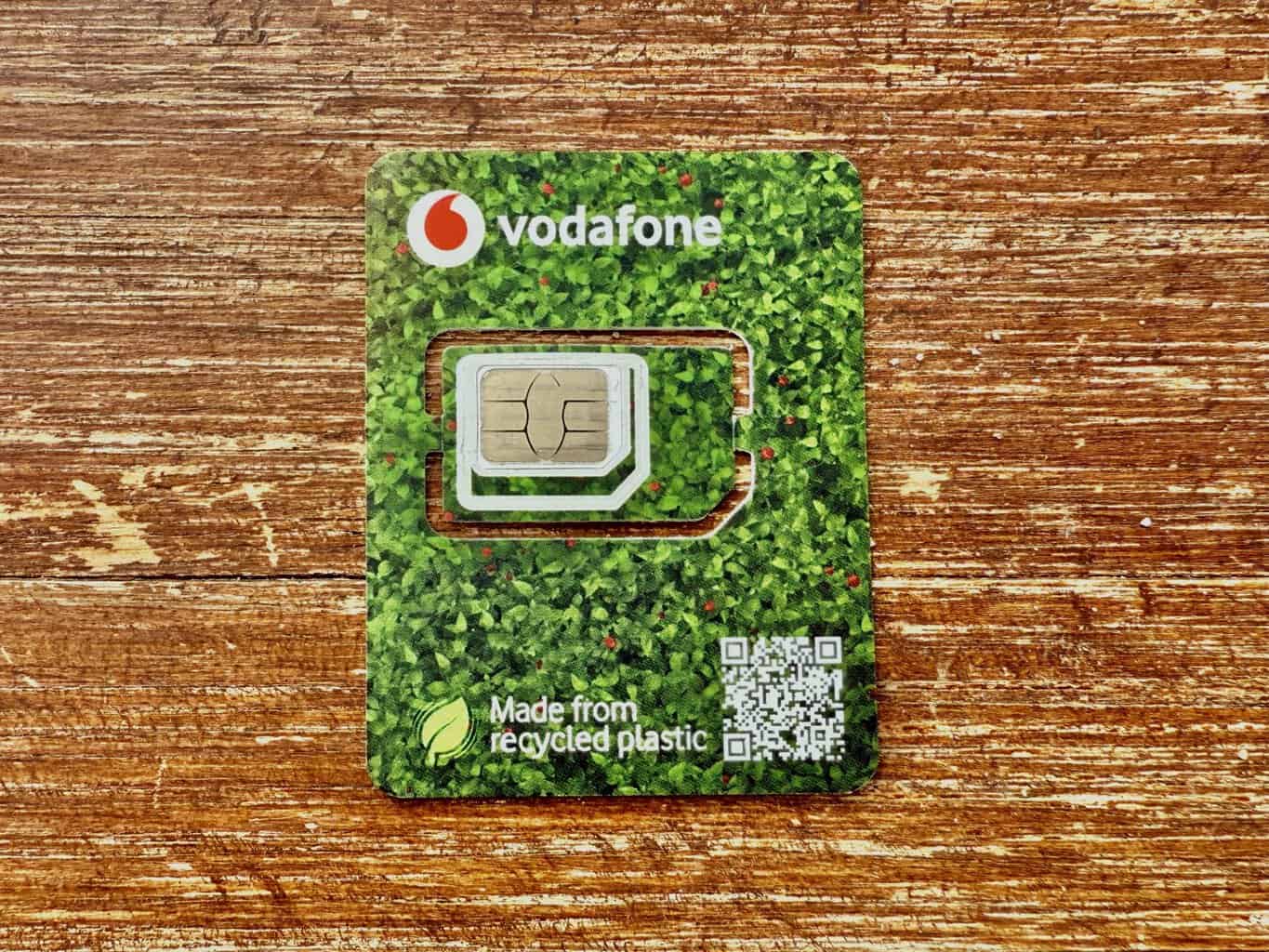 , Vodafone SIM Karte Telefon SMS Daten