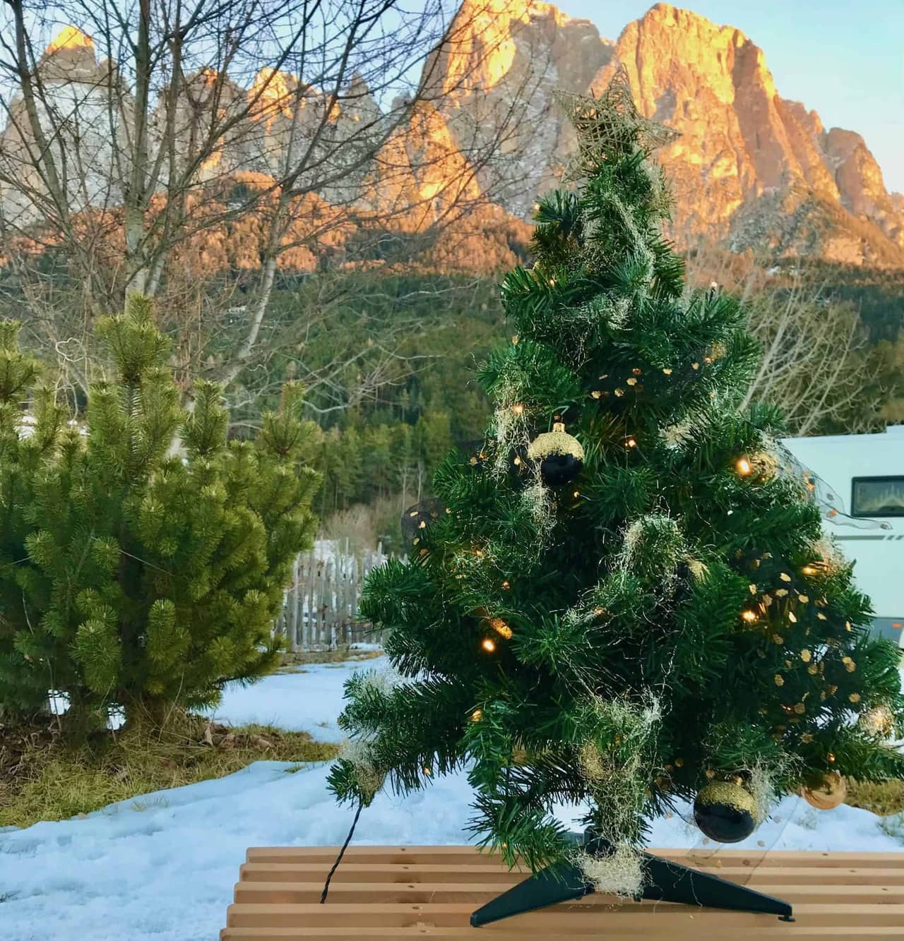 Weihnachten-2017-Camping-Seiser-Alm-Mini-Christbaum